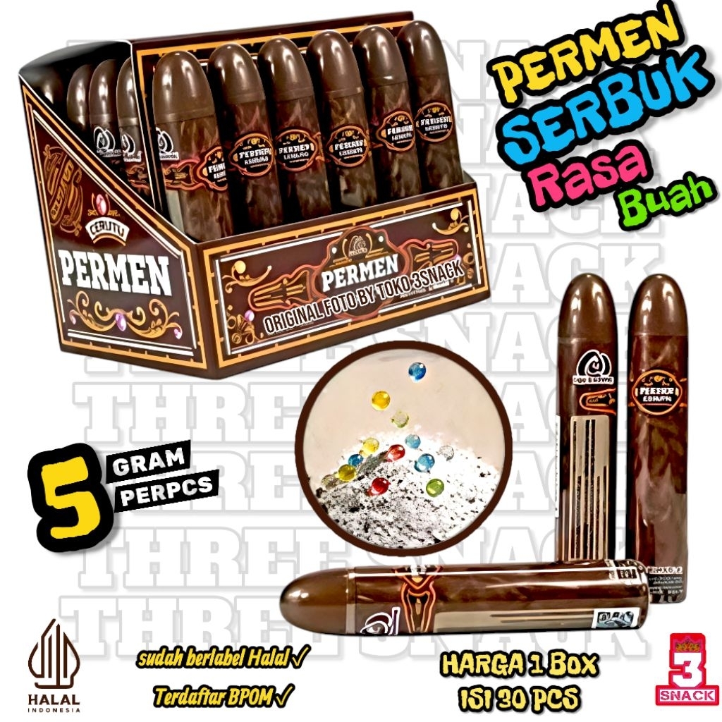 Permen Serbuk C3rutu Rasa Buah