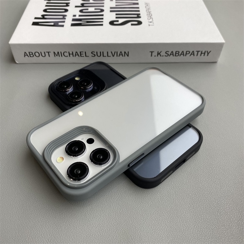 The new fall protection is applicable to the iPhone 14 13 12 Pro Max phone case, with dust screen 13 Pro Max transparent protective case