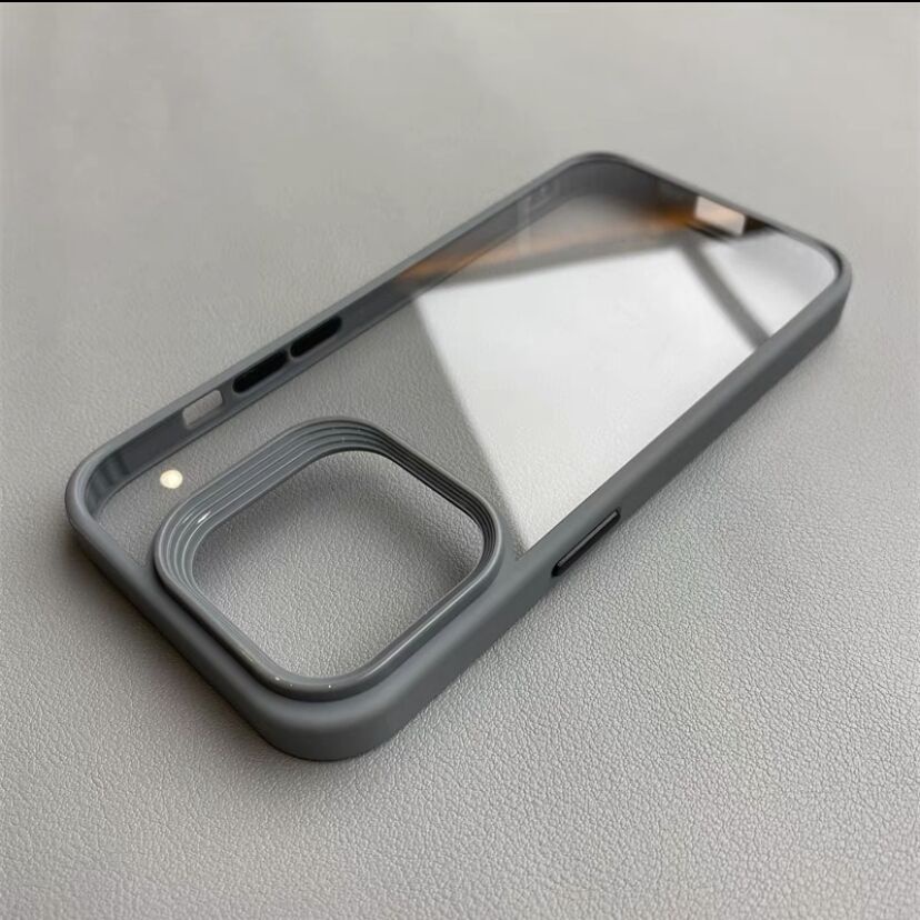 The new fall protection is applicable to the iPhone 14 13 12 Pro Max phone case, with dust screen 13 Pro Max transparent protective case