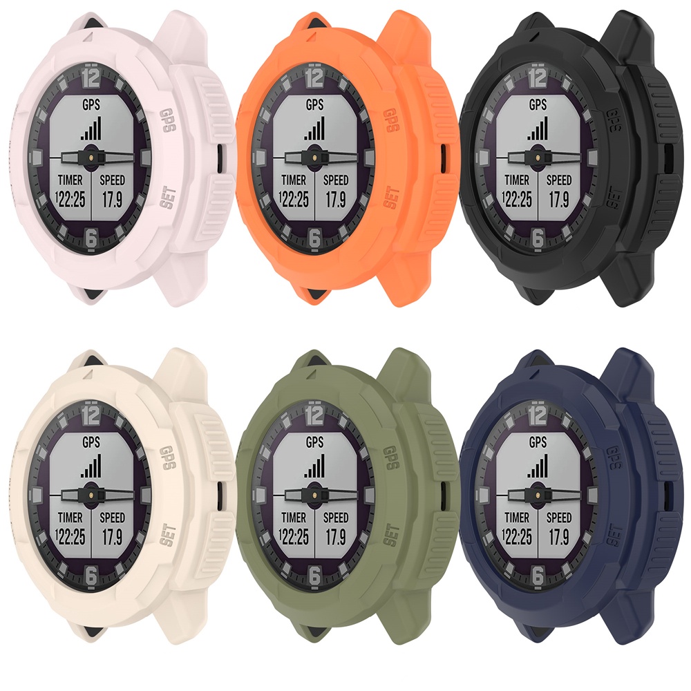 Tpu Case Cover Untuk Garmin Instinct Crossover Protector Smart Watch Edge Frame Shell Parts