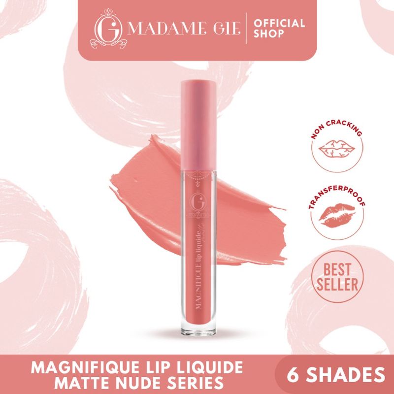 Madame Gie Magnifique Lip Liquide Matte Nude Series