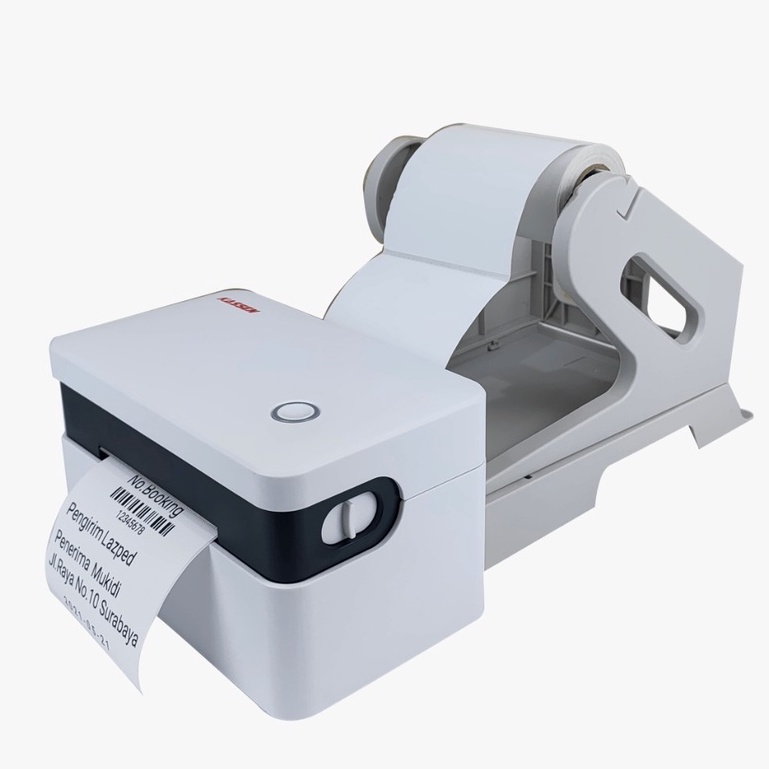 Kassen DT360 Printer Barcode Label Thermal 80mm USB BLUETOOTH Cetak Sticker Thermal Resi Pengiriman DOP DT-360 Stiker Nama Harga Barang DT 360 Plus Holder