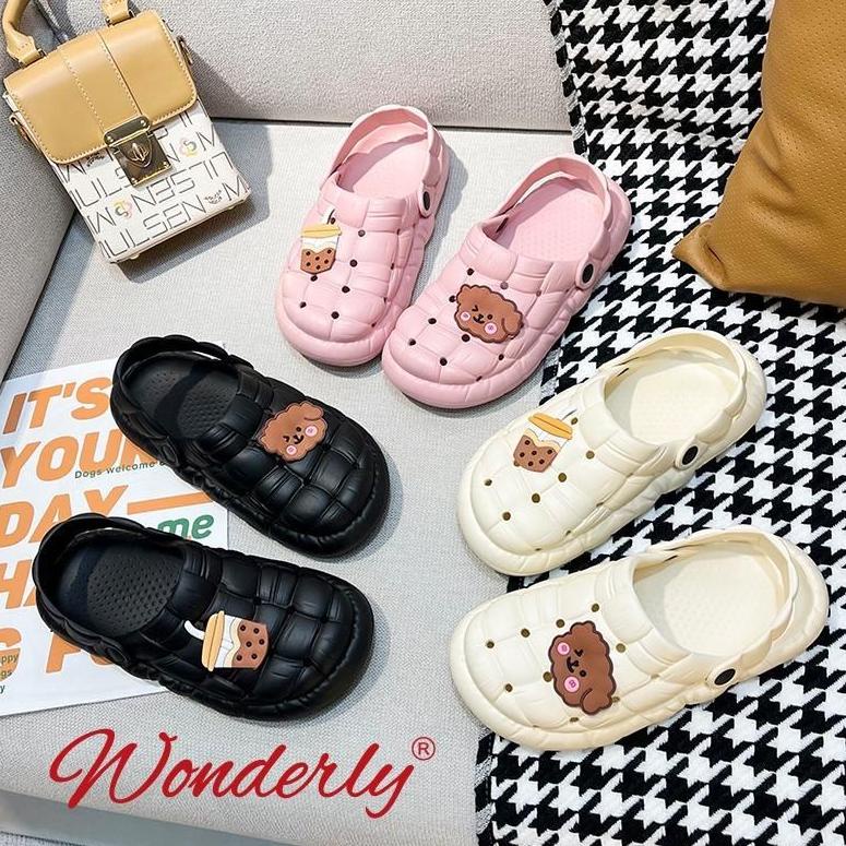 [PRODUK 6ZVHJ] 002-WL2 [WONDERLY] Sandal Crocs Wanita Jelly / Sendal Crocs Wanita Wonderly / Sandal 
