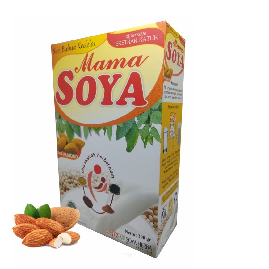 Mama Soya Rasa Coklat &amp; Vanila  / Mamasoya Coklat 200gram - Susu Kedelai Busui