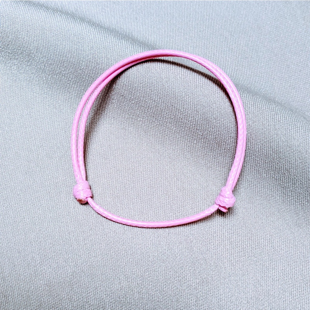 Gelang Tali Korea Polos Couple Waterproof Premium Blank Series Warna Warni