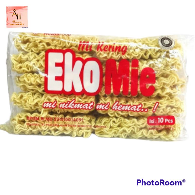 

Eko mie netto ±550gr isi 10keping mie kering nikmat hemat