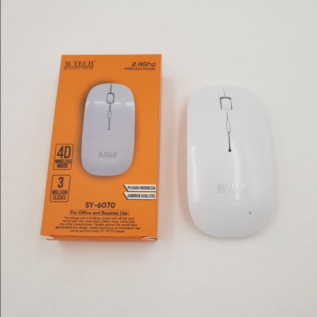 Mouse Mtech 6070 Mouse Wireless PC Komputer Laptop