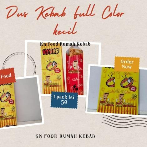 

Dus Kebab Full Color Kecil - Dus Kebab Full Colour - Packaging Kebab