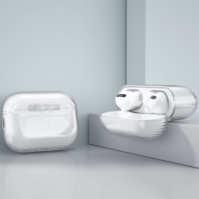 Bt Cover Case Pelindung Transparan Untuk Airpods-Pro2 Soft Skin TPU Shockproof