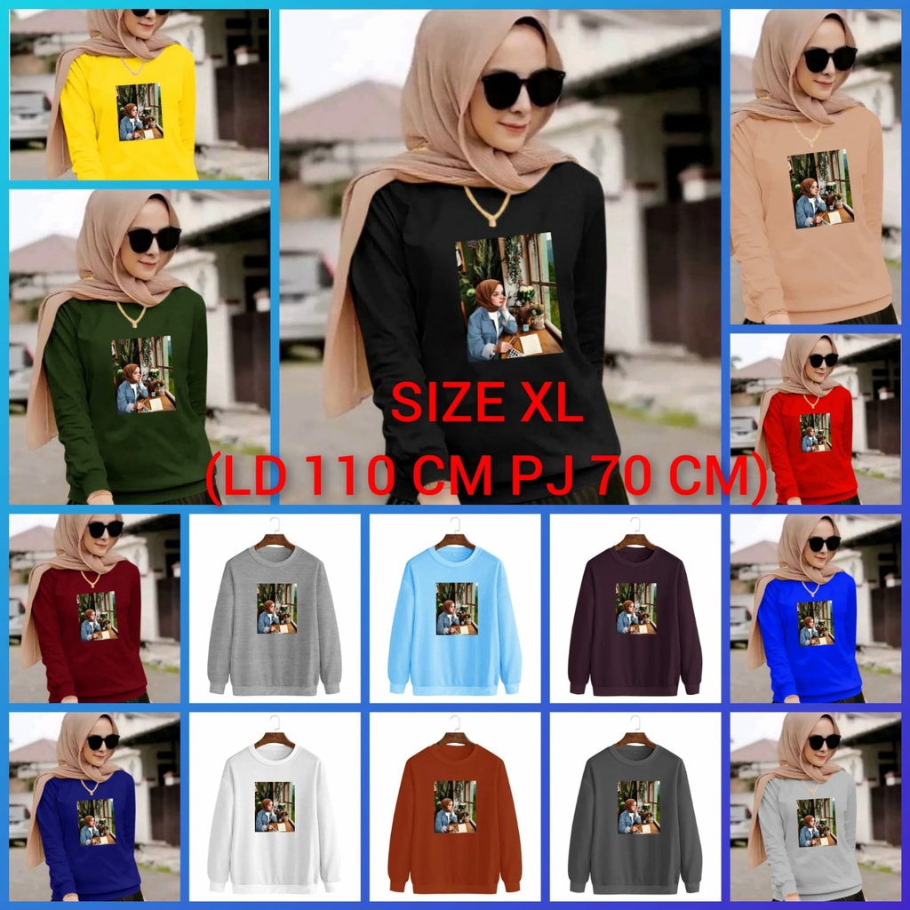 BISA COD/JHOSE/SWEATER HIJAB 1/LENGAN PANJANG/TERBARU