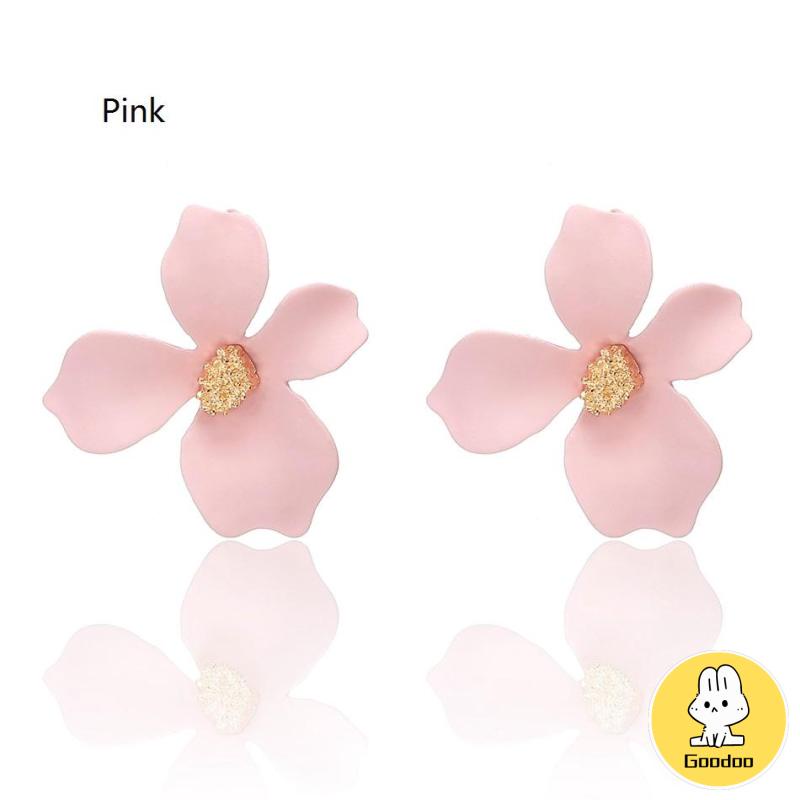 5 Warna Anting Korea Bunga Permen Warna Manis / Statement Earrings Candy Color Flower Sweet Ear Studs -Doo