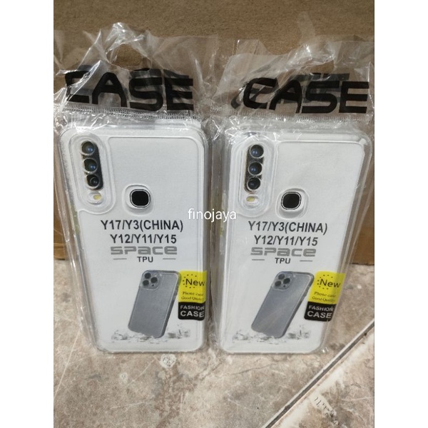 Softcase Vivo Y12 Y3 Y17 Y15 Y11 1904 Y11 2019 Silikon Casing Selicon Case Bening Transparan Terasfaran Pelindung Camera