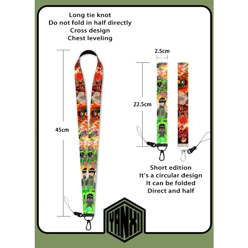 Matekai Tali Lanyard Kaset Ninja Dapat Dilepas