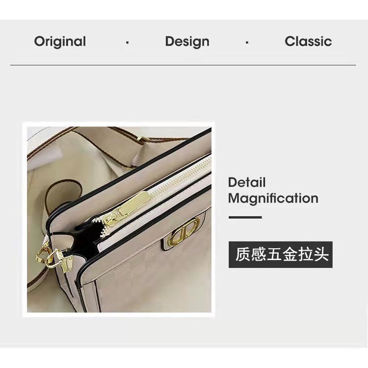 BJ65020 - BEIGE/BLACK/GREEN - TAS JINJING HANDBAG SLEMPANG KOTAK WANITA FASHION IMPORT MODIS ELEGAN TERMURAH TERLARIS TERBARU BAGSTORE JAKARTA TAS BATAM ZC5020