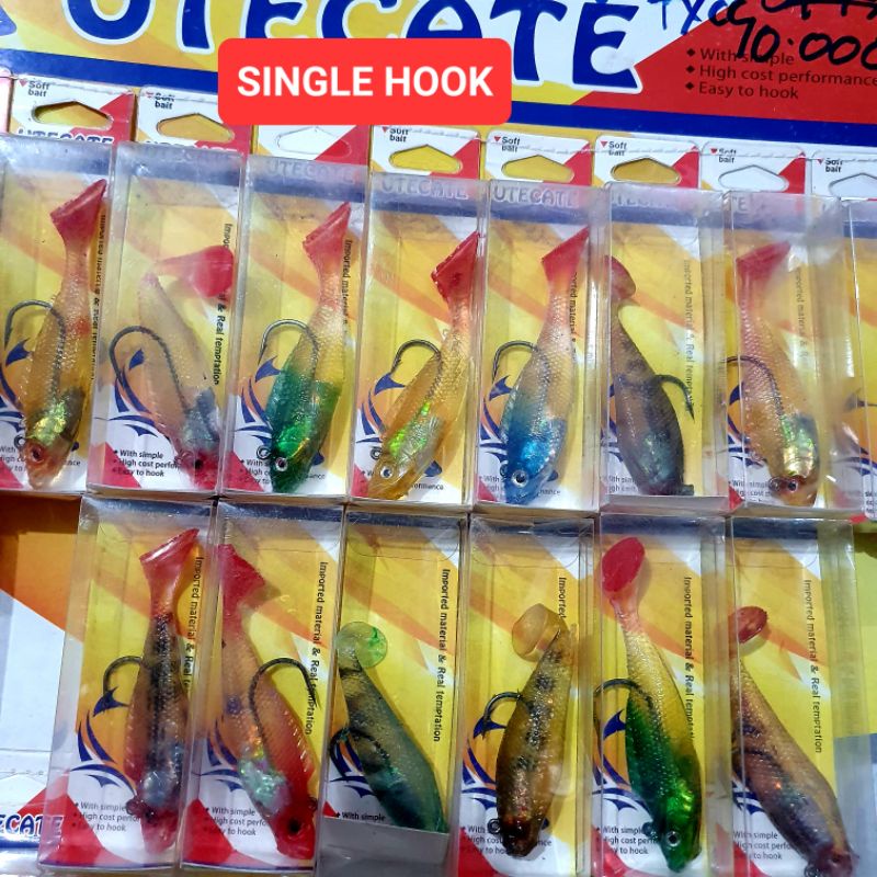 IKAN KARET UTECATE MURAH 5 cm, 7 cm / LURE KARET