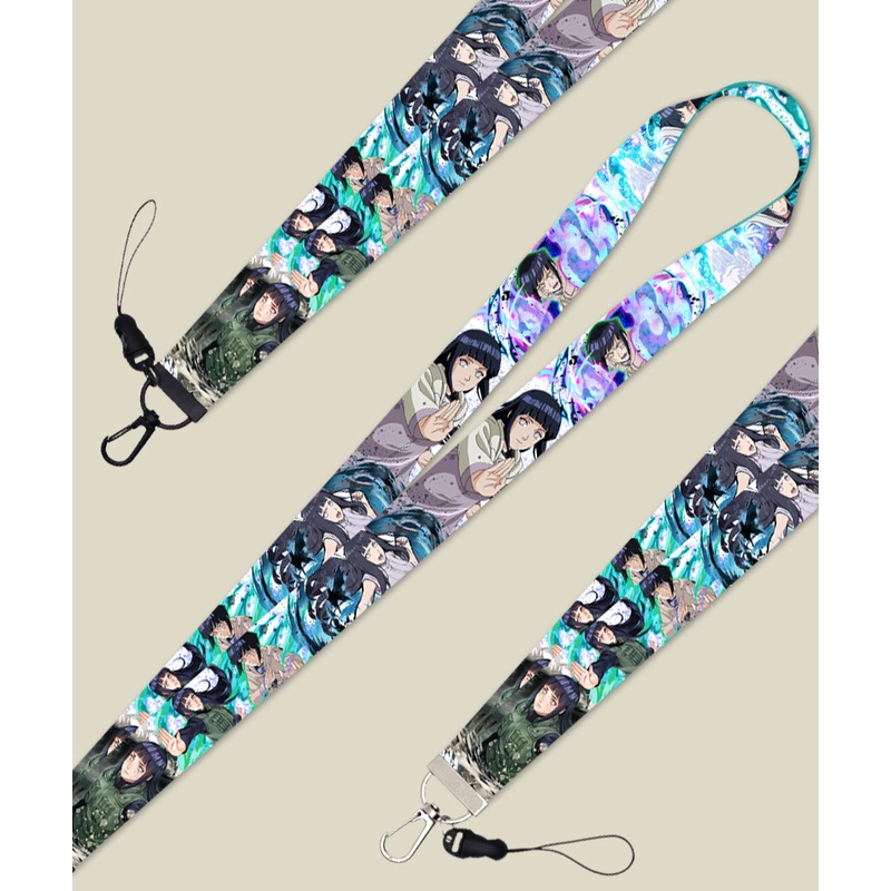 Kalung Tali Dengan Liontin Hinata Ninja Dapat Dilepas