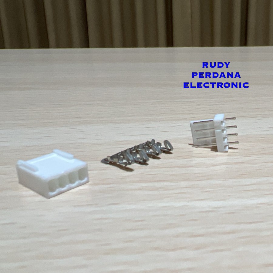 KONEKTOR CONNECTOR TERMINAL MOLEX 2510 2.54MM 4P 4 PIN KAKI