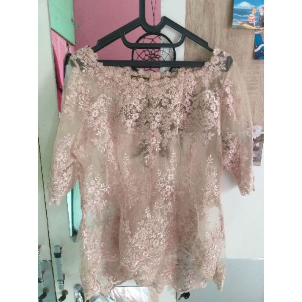 PRELOVED KEBAYA BRUKAT | KEBAYA WISUDA XXXL PENDEK | KEBAYA BRUKAT JUMBO XXXL