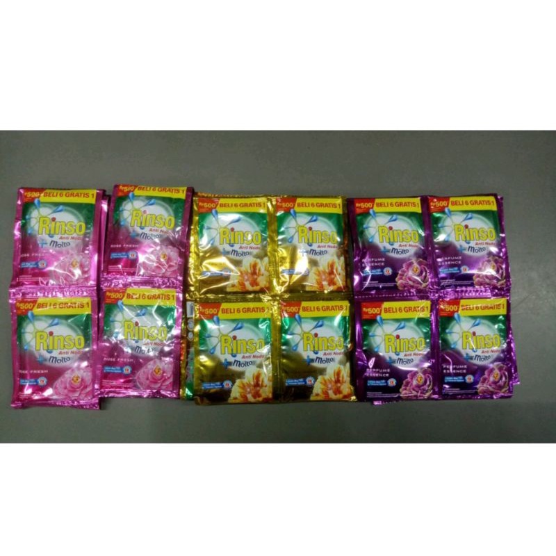 RINSO CAIR + Molto SACHET  1 PCS