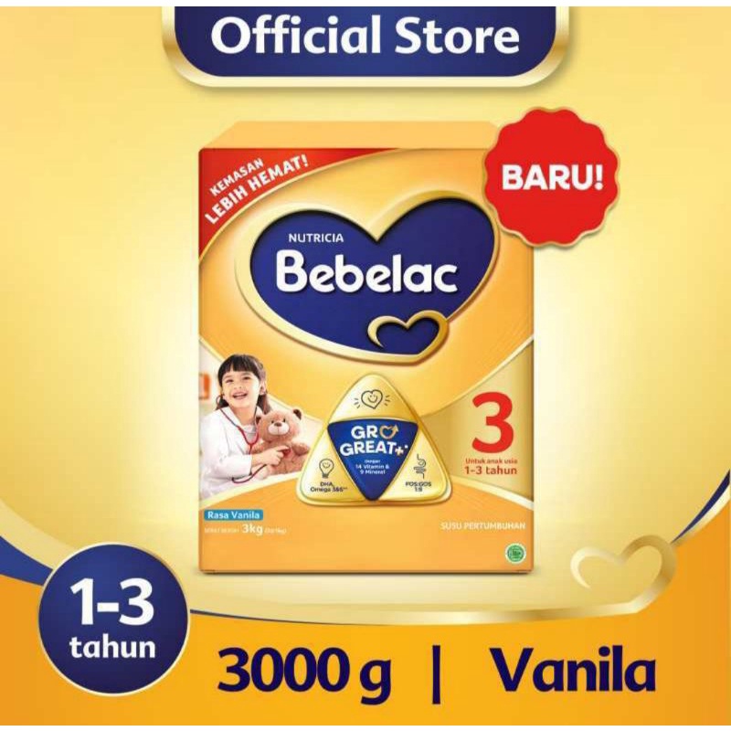 Bebelac 3 Vanilla (3000 gr)