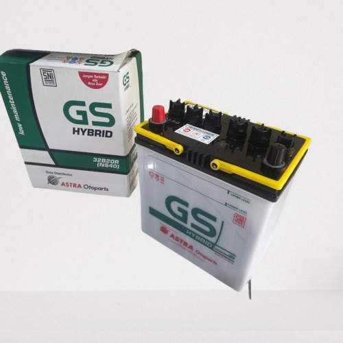 Aki GS Astra NS60L Aki Basah 12V / 45 Ah ||  Ford Laser series - Honda City Z Lama - Nissan Grand Li