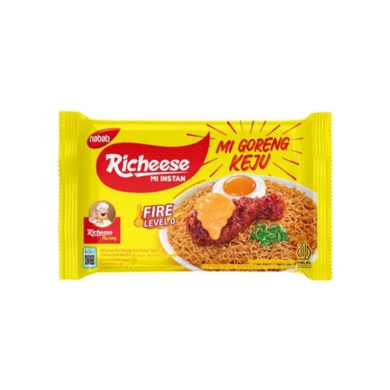 

Richeese Mie Goreng Level 0 - Mie Richeese Goreng 74 gram