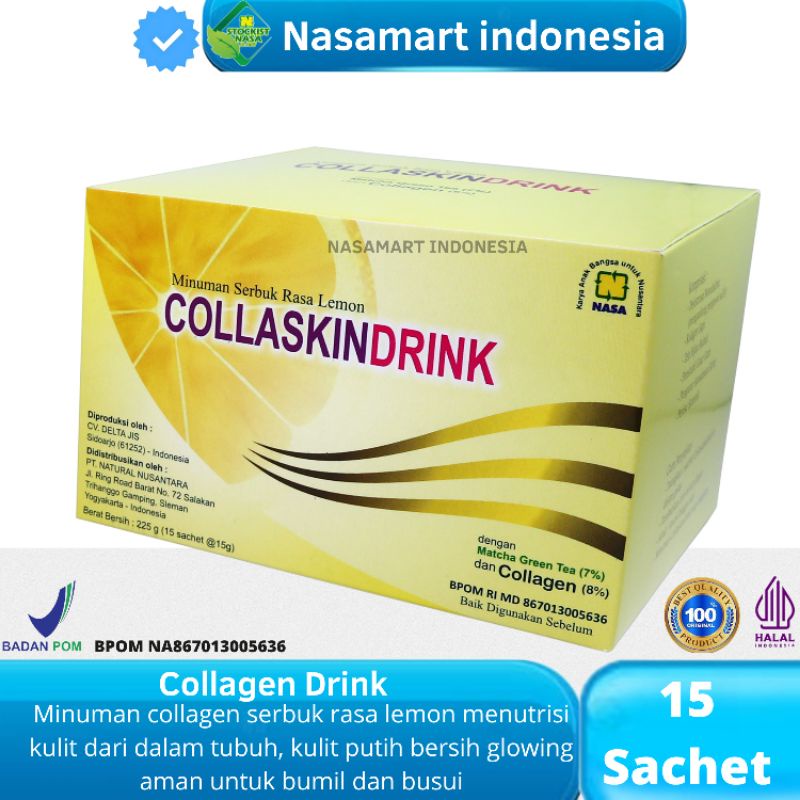Collagen drink Minuman Pemutih badan Collaskin Collagen drink minuman kecantikan memncerahkan seluru