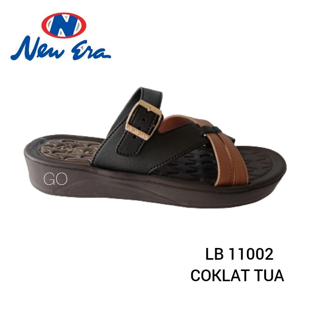 gos NEW ERA LB E 11002 Sandal Wanita Slip On Sandal Casual Wanita Size 37-41