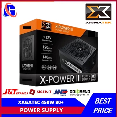 POWER SUPPLY Pc XAGATEC 450W Atx X-Power III 3 12cm fan - Psu 450 watt