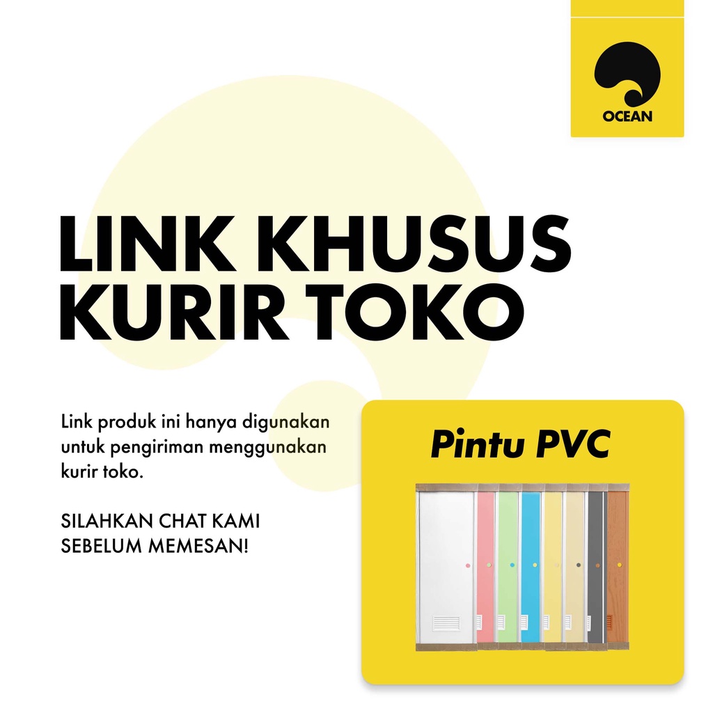 LINK KHUSUS ARMADA TOKO PINTU KAMAR MANDI / PINTU PVC POLOS , KOTAK DAN GARIS