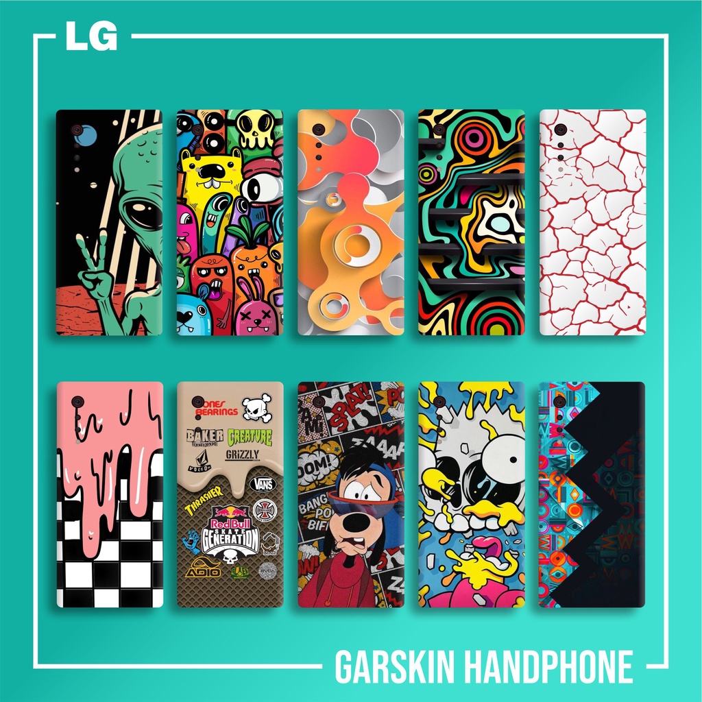 LG VELVET 5G UW   - 2 PCS CASE SKIN GARSKIN - CASE GARSKIN PELINDUNG HP - FREE CUSTOM DAN BISA COD