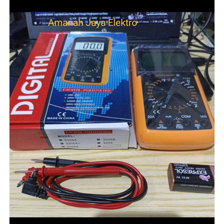 Multi tester digital VC9205A bagus