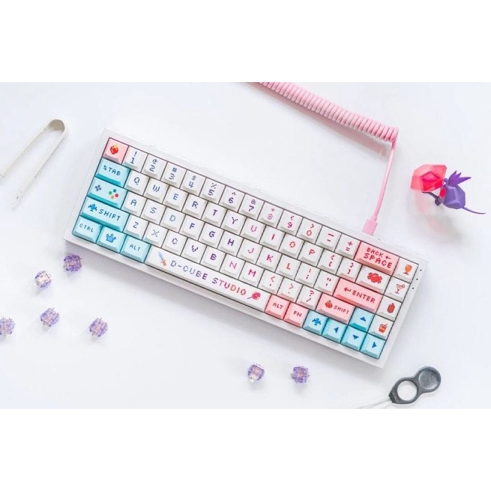 KEYCAPS PBT PIXEL XDA PROFILE SUBLIM MECHANICAL KEYBOARD PIXELS