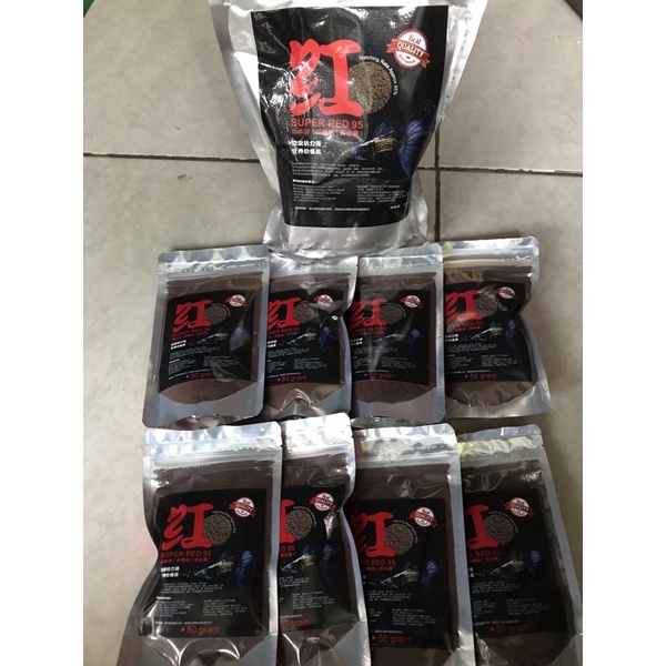 Artemia Super Red 95 Original import malaysia netto 25gr