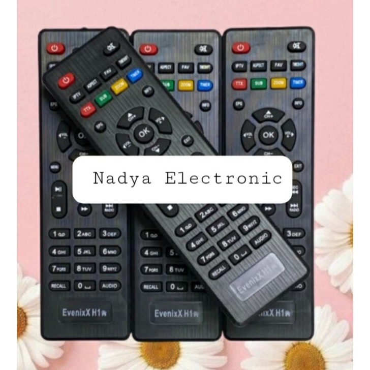 REMOTE REMOT SET TOP BOX STB DVB T2 EVENIX EVINIX H1