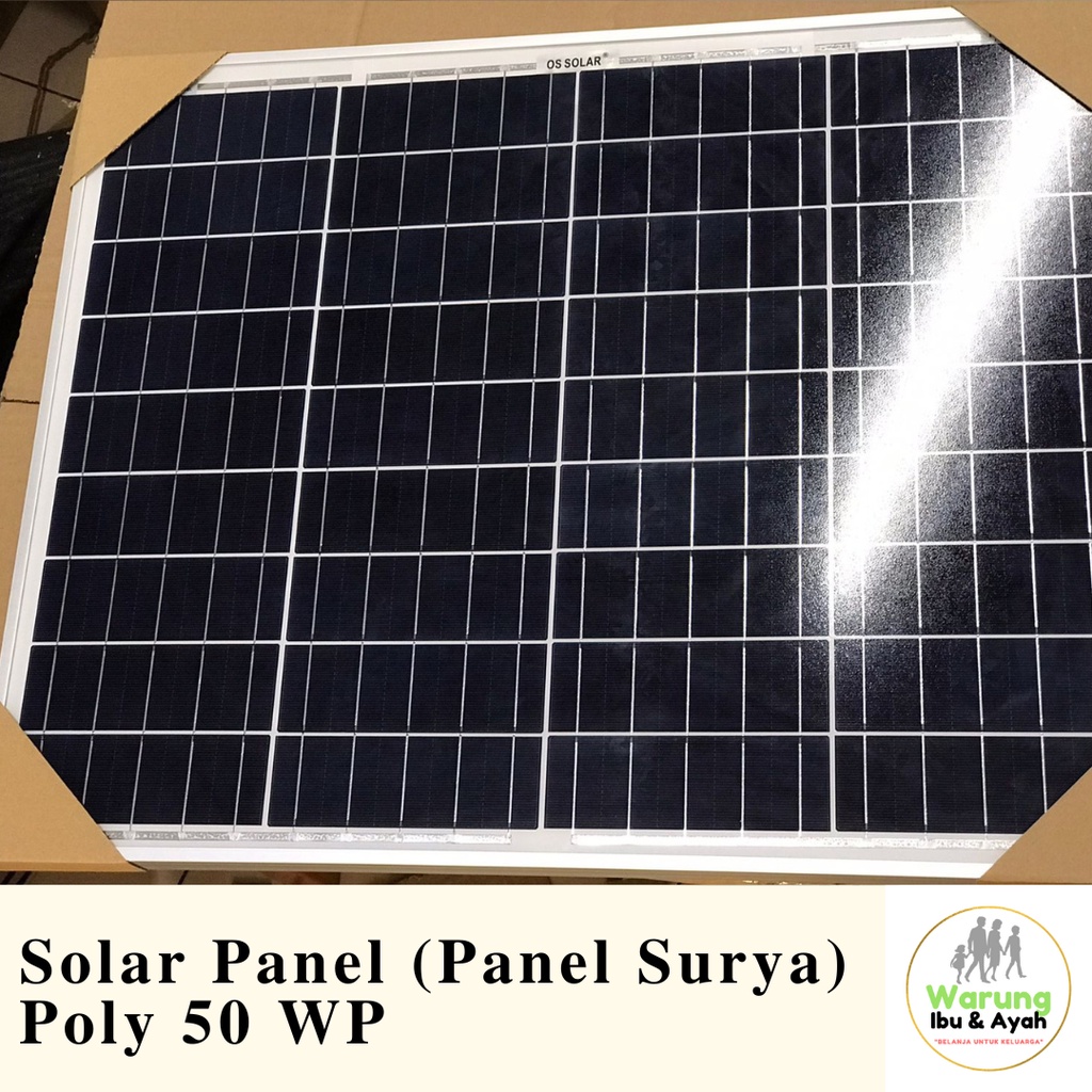 Jual Solar Panel Solar Cell Panel Surya 50wp Poly 50 Wp Polycrystalline ...