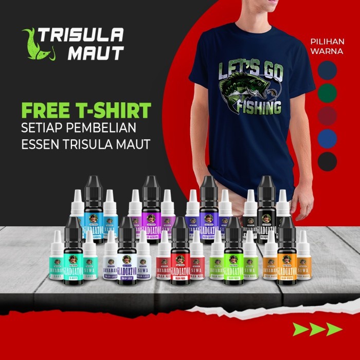 ESSEN TRISULA MAUT UMPAN PANCING IKAN