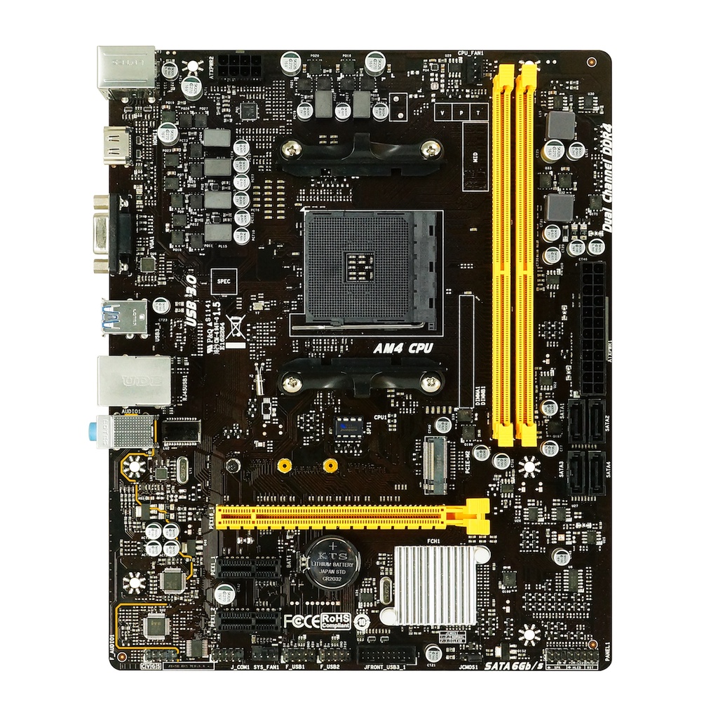 BIOSTAR Motherboard B450MH AMD B450 AM4 DDR4