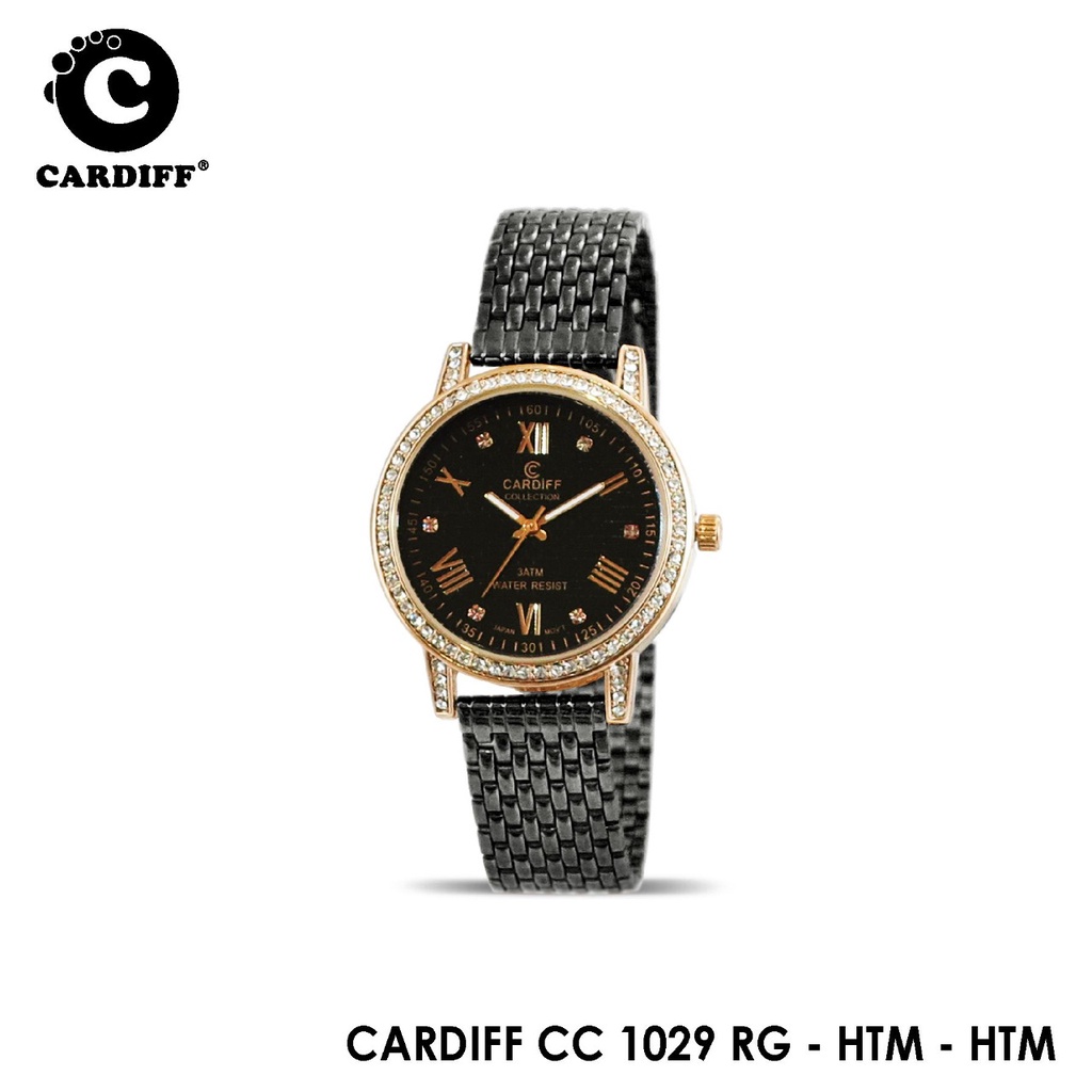 CARDIFF CC 1029 Jam Tangan Rantai Cewek Kasual Water Resist