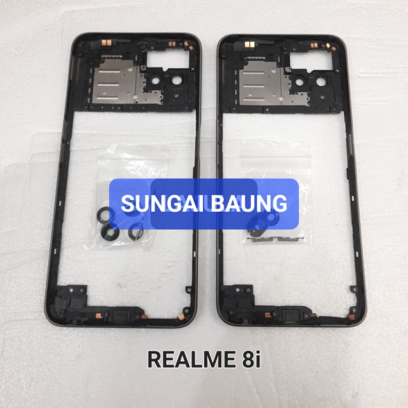 BEZEL BEZZEL TUTUP MESIN TULANG SAMPING REALME 8i