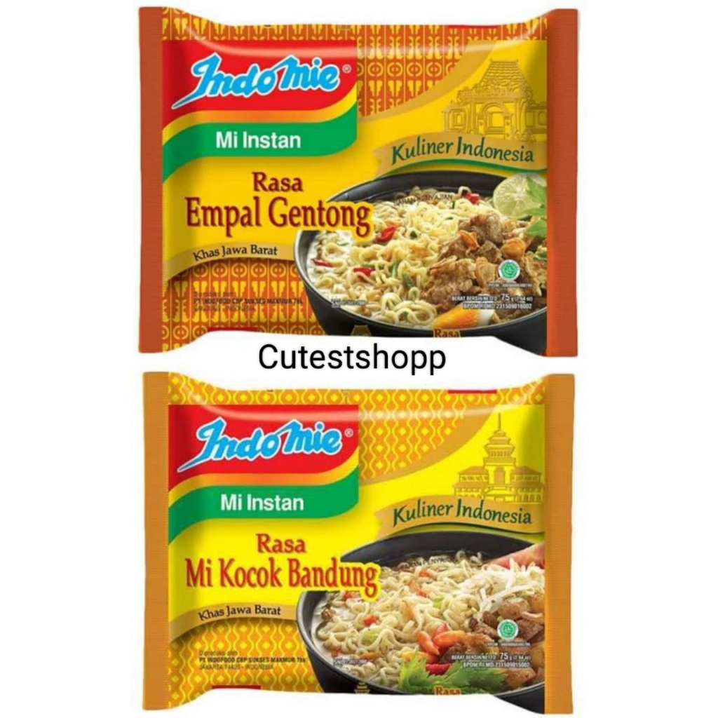 

Indomie Empal Gentong, Indomie Kocok Bandung khas Jawa Barat