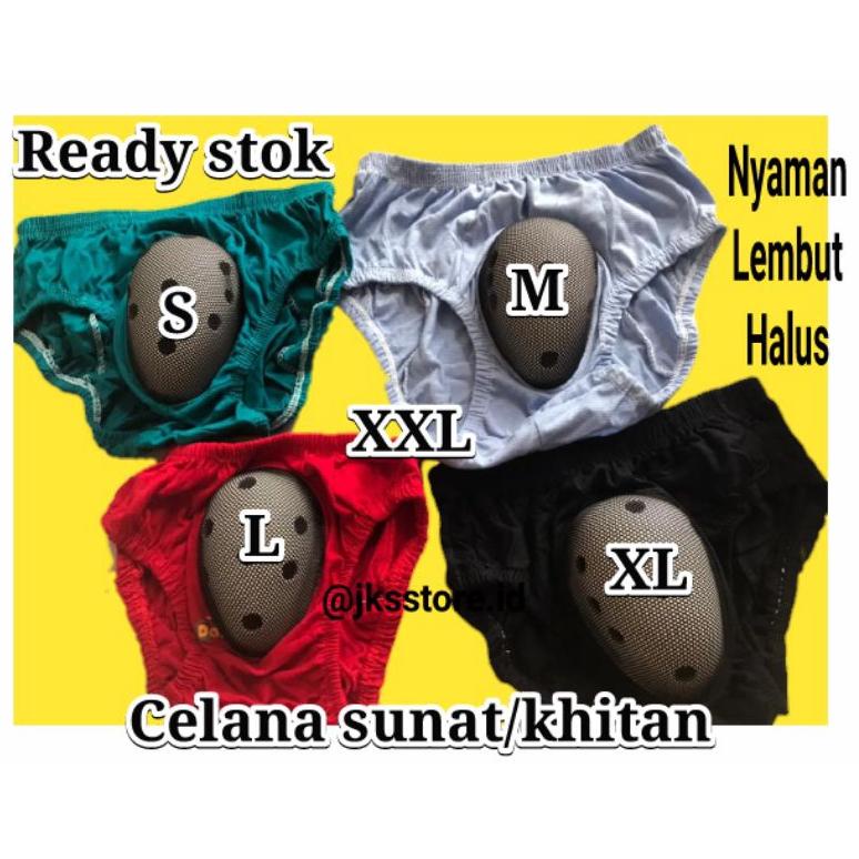 [PRODUK NFROV] cd sunat anak laki2 S,M,L,XL,XXL celana khitan anak sempak sunat anak dewasa celana d