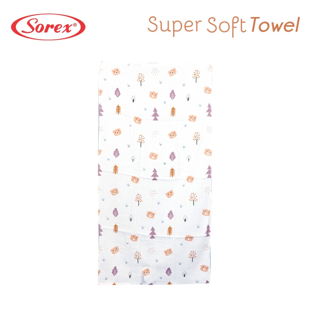 Sorex Premium Cotton Towel Handuk Mandi Bayi dan Balita 60x120cm HM-893