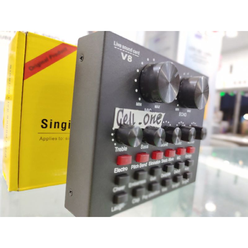 singing live soundcard v8