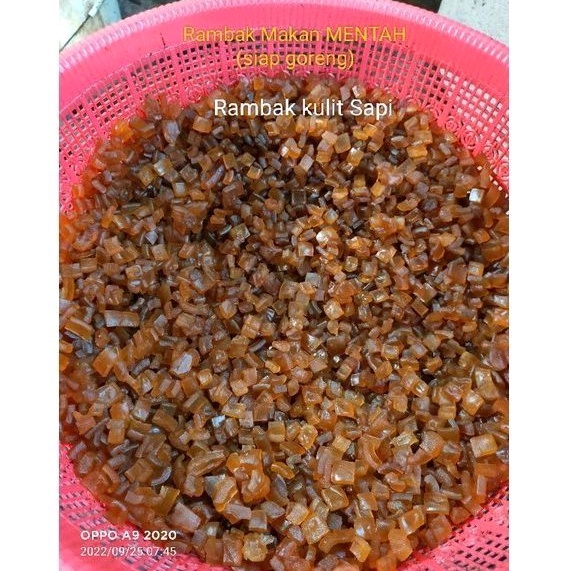 

RambakMakan MENTAH(kotak)KulitSapi,GURIH+-1kg