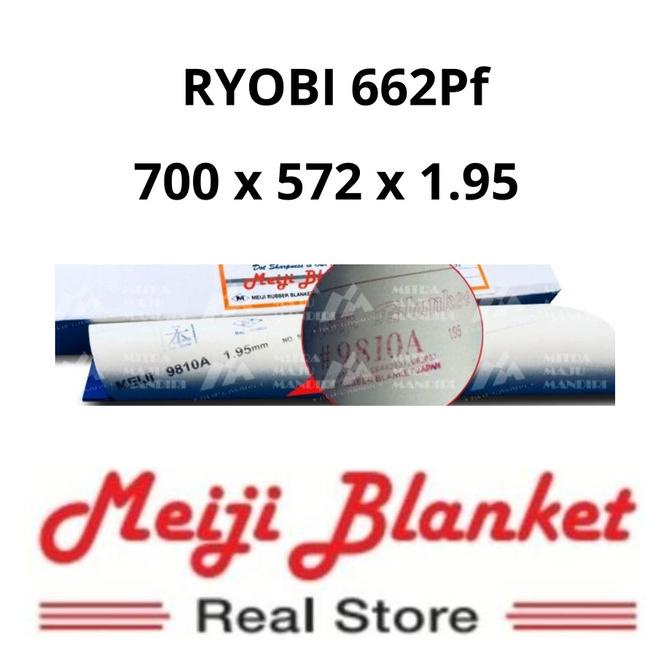 

MEIJI BLANKET 9810A JAPAN, RYOBI 662Pf, UK. 700 x 572 x 1.95