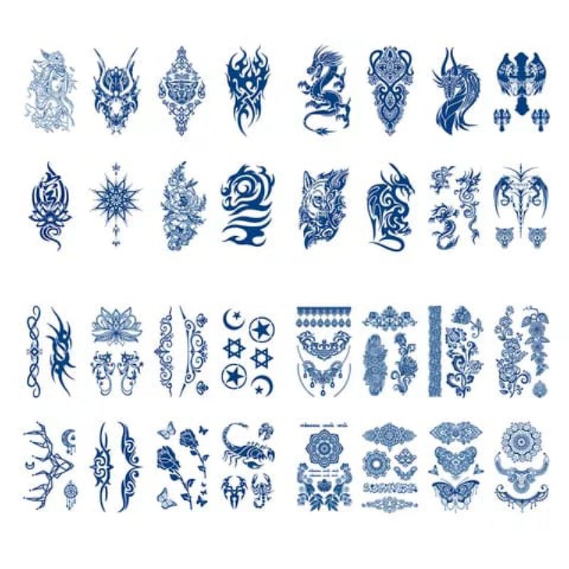 Rp21.0000tatto temporer bisa bayar cod tahan lama 7/15hari model GZ