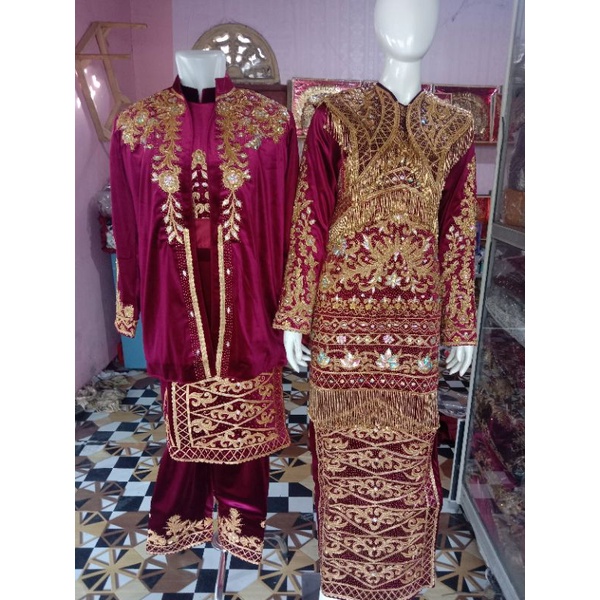 BAJU PENGANTIN MINANG PADANG ANAK DARO TERBARU DAN MODERN
