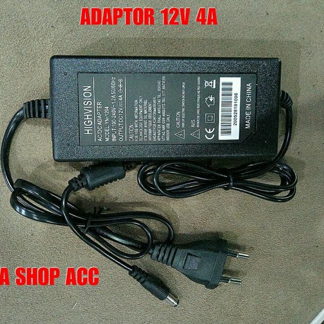 AC / DC Adapter 12V 4A Adaptor DVR / CCTV 4A 12V