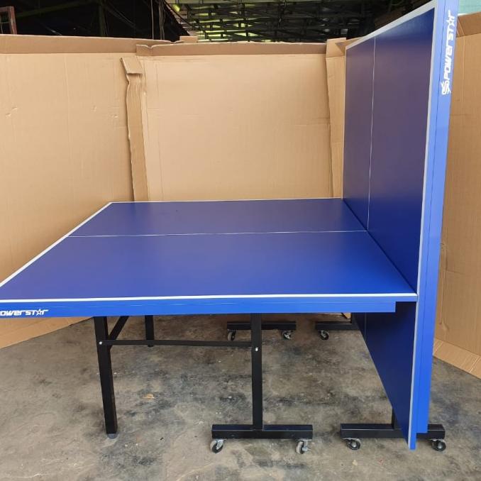 TERBARU MEJA PINGPONG TENNIS MEJA POWERSTAR 404 MDF ORIGINAL LENGKAP